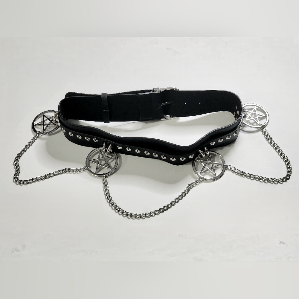 SOLDOUT NWOT Killstar Curses Chain Belt M/L - Picture 3 of 6